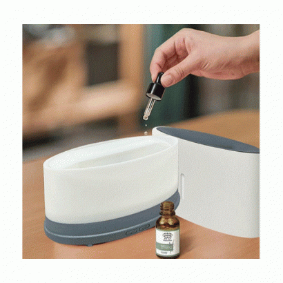 flame diffuser with bluetooth and remote control.gif